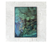 Uokvireni Plakati, Colors of Green Abstract, 42 x 30 cm, Črn okvir