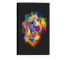 Uokvireni Plakati, Colourful Dog, 50x 70 cm, Črn okvir