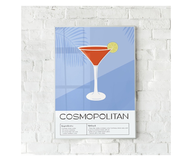 Uokvireni Plakati, Cosmopolitan, 50x 70 cm, Bijeli okvir