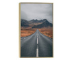 Uokvireni Plakati, Country Roads, 80x60 cm, Zlatni okvir