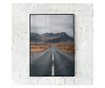 Uokvireni Plakati, Country Roads, 80x60 cm, Črn okvir