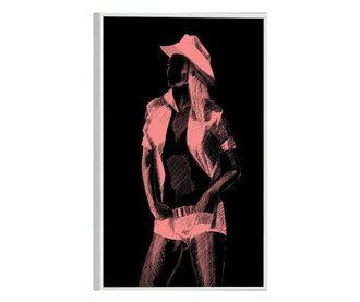Uokvireni Plakati, CowGirl, 42 x 30 cm, Bijeli okvir
