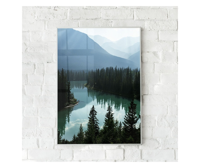 Uokvireni Plakati, Crystal Lake, 21 x 30 cm, Bijeli okvir