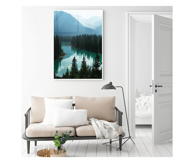 Uokvireni Plakati, Crystal Lake, 21 x 30 cm, Bijeli okvir