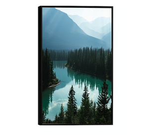 Uokvireni Plakati, Crystal Lake, 80x60 cm, Črn okvir