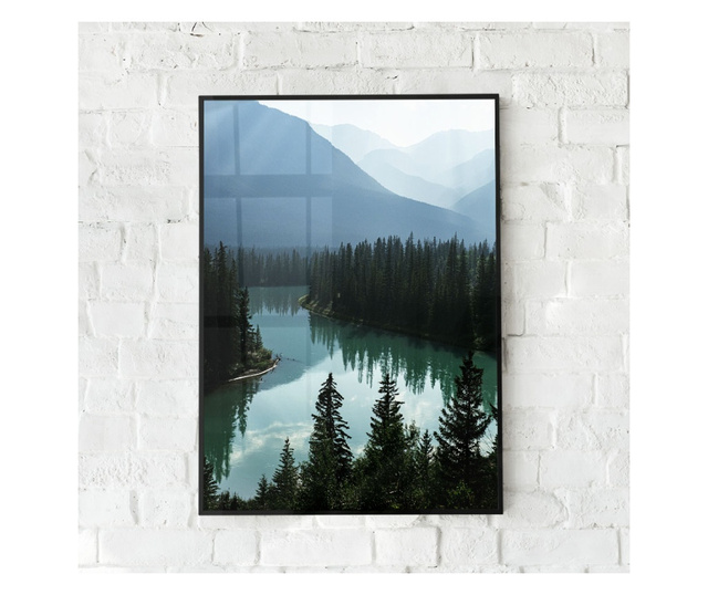 Uokvireni Plakati, Crystal Lake, 42 x 30 cm, Črn okvir