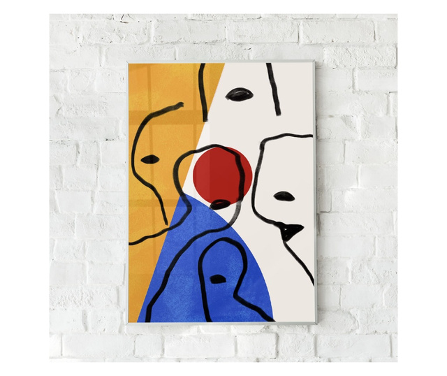 Uokvireni Plakati, Cubism Art Style, 60x40 cm, Bijeli okvir