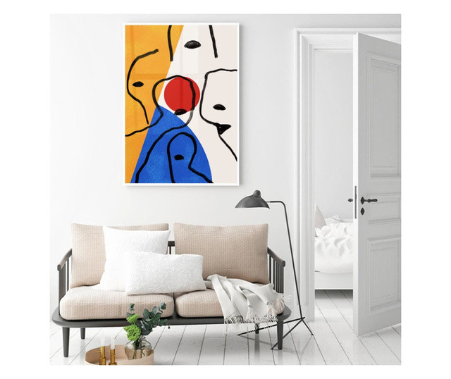 Uokvireni Plakati, Cubism Art Style, 21 x 30 cm, Bijeli okvir