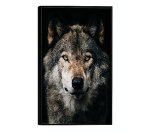 Uokvireni Plakati, Dark Wolf, 21 x 30 cm, Črn okvir
