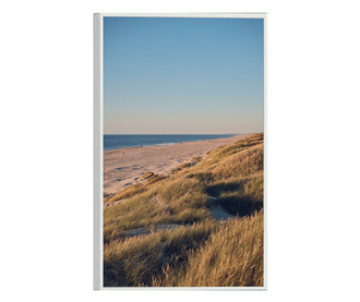 Uokvireni Plakati, Denmark Coastline, 80x60 cm, Bijeli okvir