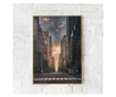 Uokvireni Plakati, Downtown New York, 60x40 cm, Zlatni okvir