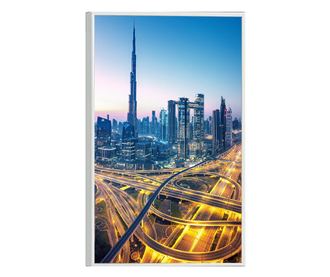 Uokvireni Plakati, Dubai City Center, 21 x 30 cm, Bijeli okvir
