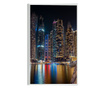 Uokvireni Plakati, Dubai Marina, 21 x 30 cm, Bijeli okvir