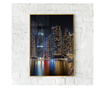Uokvireni Plakati, Dubai Marina, 80x60 cm, Zlatni okvir