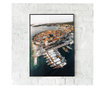 Uokvireni Plakati, Dubrovnik, 80x60 cm, Črn okvir