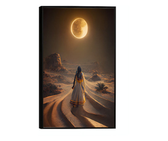Uokvireni Plakati, Egyptian Woman, 80x60 cm, Črn okvir