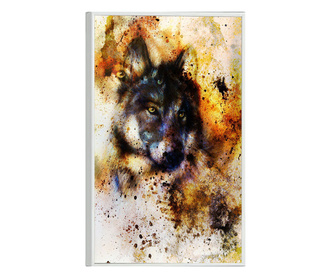 Uokvireni Plakati, Eyes of the Wolf, 21 x 30 cm, Bijeli okvir