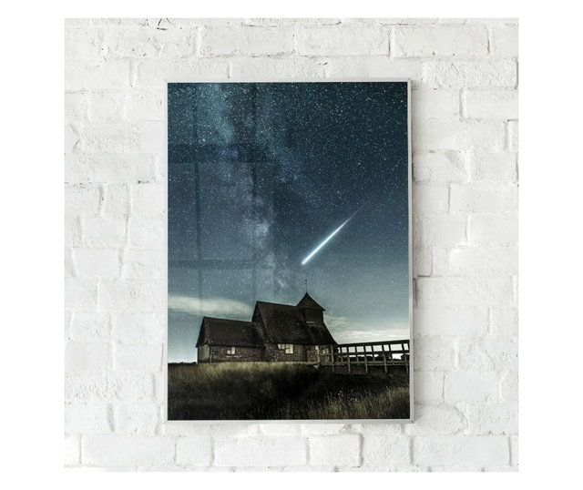 Uokvireni Plakati, Falling Star, 80x60 cm, Bijeli okvir