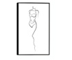 Uokvireni Plakati, Female Body, 60x40 cm, Črn okvir