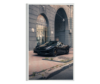 Uokvireni Plakati, Ferrari 458 Italia, 50x 70 cm, Bijeli okvir