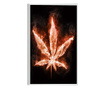 Uokvireni Plakati, Fire Marijuana, 60x40 cm, Bijeli okvir