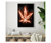Uokvireni Plakati, Fire Marijuana, 60x40 cm, Bijeli okvir