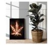 Uokvireni Plakati, Fire Marijuana, 80x60 cm, Črn okvir