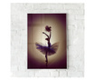 Uokvireni Plakati, Flower Ballerina, 80x60 cm, Bijeli okvir