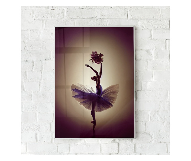 Uokvireni Plakati, Flower Ballerina, 21 x 30 cm, Bijeli okvir