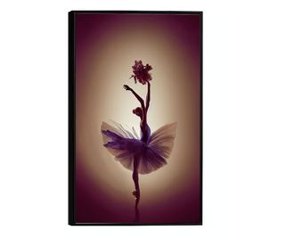 Uokvireni Plakati, Flower Ballerina, 80x60 cm, Črn okvir