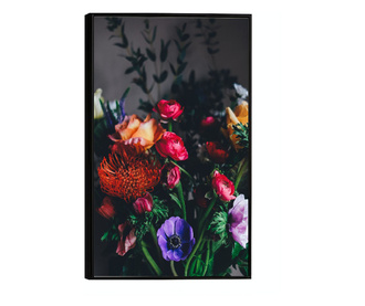 Uokvireni Plakati, Flower Garden, 50x 70 cm, Črn okvir