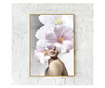 Uokvireni Plakati, Flower Girl, 80x60 cm, Zlatni okvir