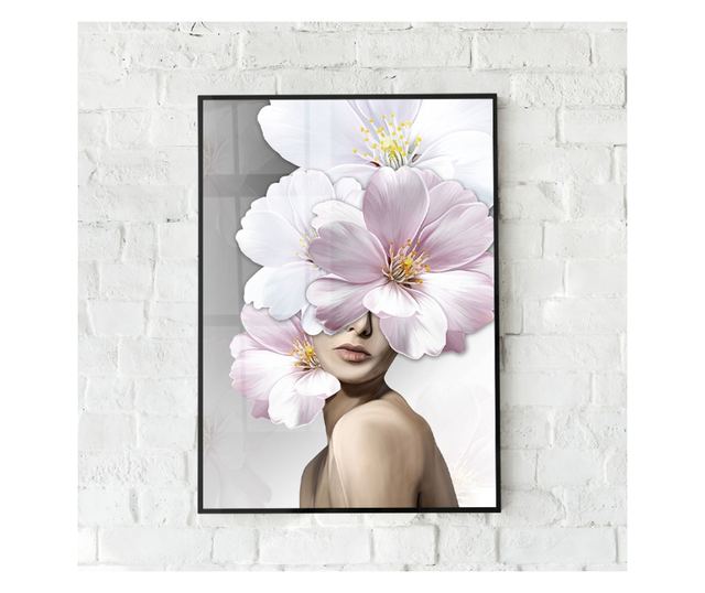 Uokvireni Plakati, Flower Girl, 42 x 30 cm, Črn okvir