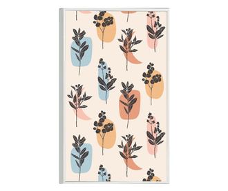 Uokvireni Plakati, Flower Pattern, 50x 70 cm, Bijeli okvir