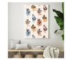 Uokvireni Plakati, Flower Pattern, 50x 70 cm, Bijeli okvir