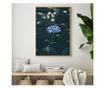 Uokvireni Plakati, Forest Blue Flower, 21 x 30 cm, Zlatni okvir