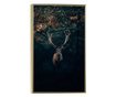 Uokvireni Plakati, Forest Deer, 50x 70 cm, Zlatni okvir