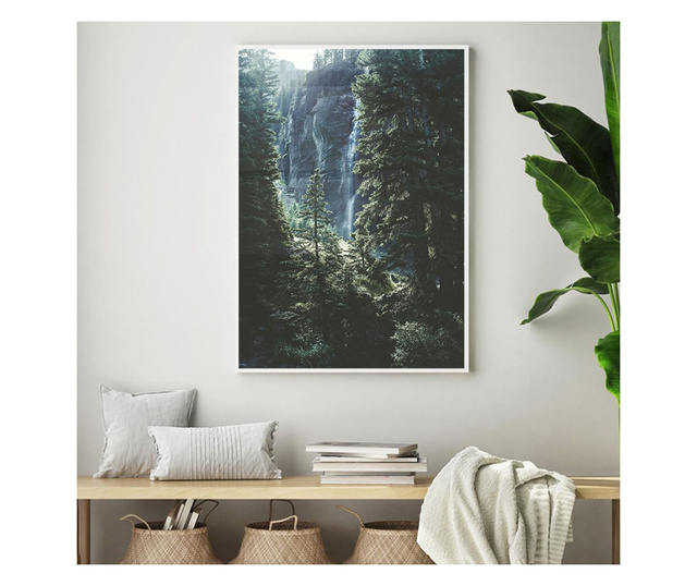 Uokvireni Plakati, Forest Vibes, 50x 70 cm, Bijeli okvir