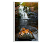 Uokvireni Plakati, Forest Waterfall, 50x 70 cm, Bijeli okvir