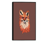 Uokvireni Plakati, Fox Drawing, 50x 70 cm, Črn okvir