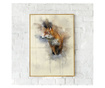 Uokvireni Plakati, Fox Spalsh, 21 x 30 cm, Zlatni okvir