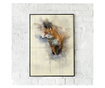 Uokvireni Plakati, Fox Spalsh, 50x 70 cm, Črn okvir