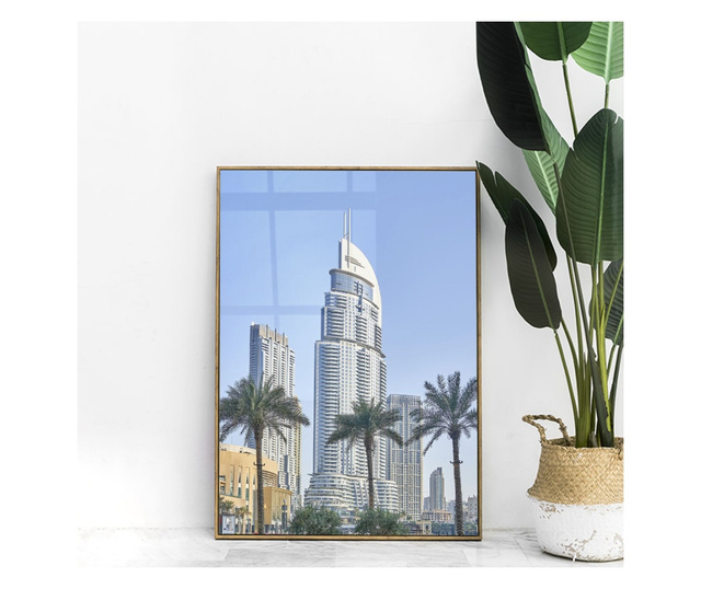 Uokvireni Plakati, Fragments Of Dubai, 80x60 cm, Zlatni okvir