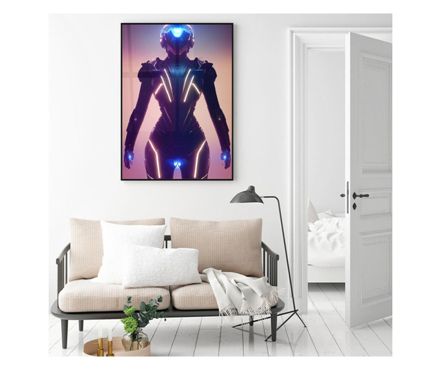 Uokvireni Plakati, Future Robot, 50x 70 cm, Črn okvir