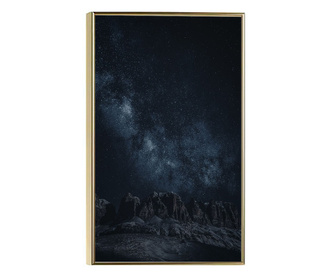 Uokvireni Plakati, Galactic Sky, 42 x 30 cm, Zlatni okvir