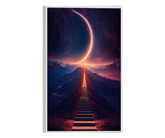 Uokvireni Plakati, Galaxy Stairs, 42 x 30 cm, Bijeli okvir