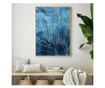 Uokvireni Plakati, Gold River on Blue, 42 x 30 cm, Zlatni okvir