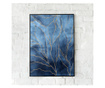 Uokvireni Plakati, Gold River on Blue, 42 x 30 cm, Črn okvir