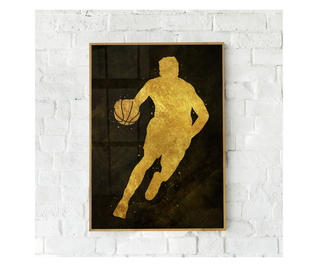 Uokvireni Plakati, Golden NBA, 42 x 30 cm, Zlatni okvir