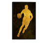 Plakat w ramce, Golden NBA, 60x40 cm, czarna ramka